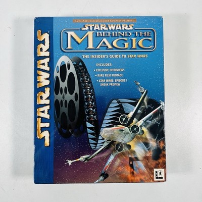 Star Wars Behind The Magic CD-Rom BIG BOX Windows 95/98 OVP LucasArts Sealed