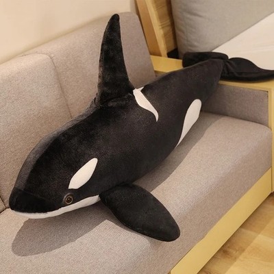Orca Killer Whale Plush Toy 19'' Stuffed Animal Toddler Doll Gift for Kids