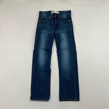 Levi's 514 Slim Straight Blue Jeans Casual Kids Denim Size 12 Reg