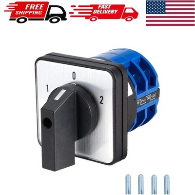 LW28-32 Changeover Switch - 3 Positions, 8 Terminals, Latching Design - 690V/32A