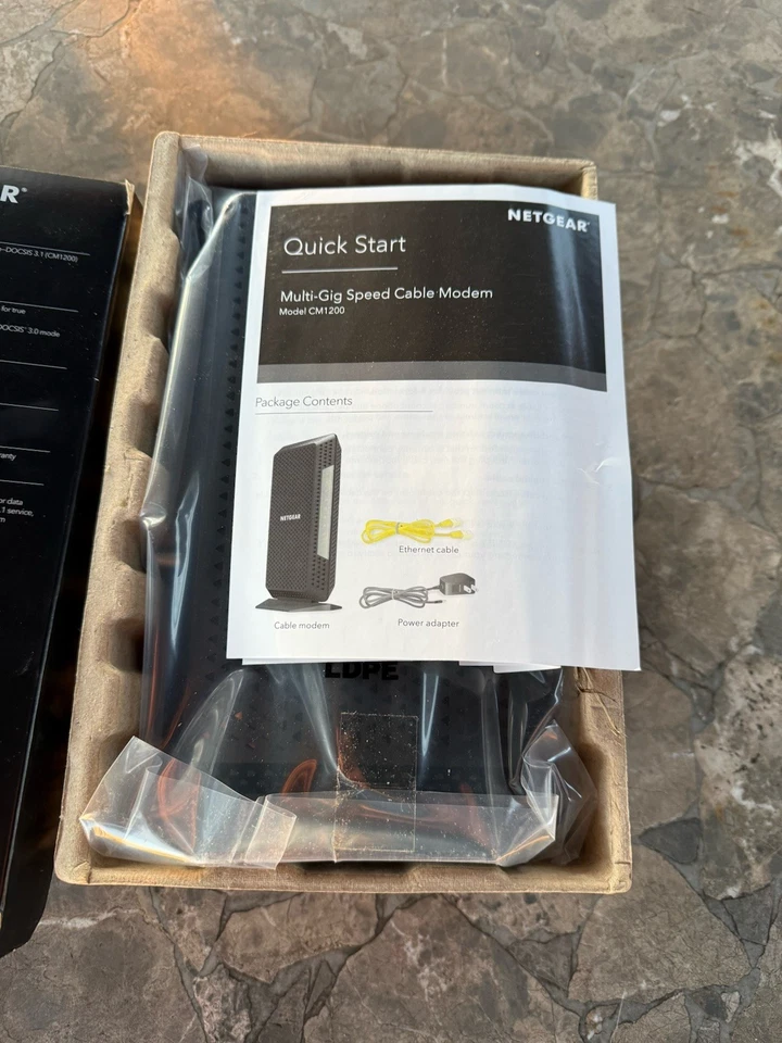 NETGEAR Nighthawk CM1200-100NAS DOCSIS 3.1 Cable Modem NEW - Image 3 of 4