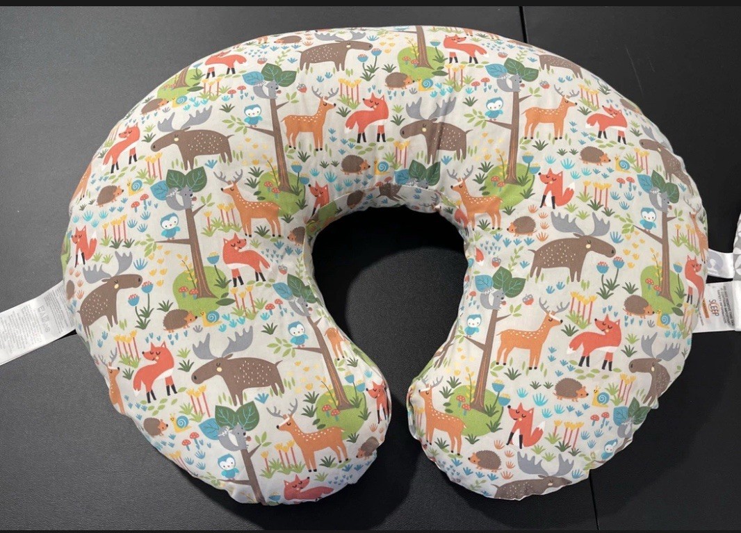 Boppy Original Nursing Pillow Cover Woodland Forest, Cover Only-image