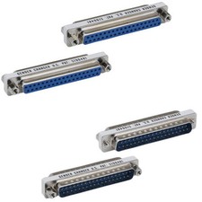 DB37 37Pin Serial Mini Gender Changer Male Female M/M F/F Adapter Coupler RS-423