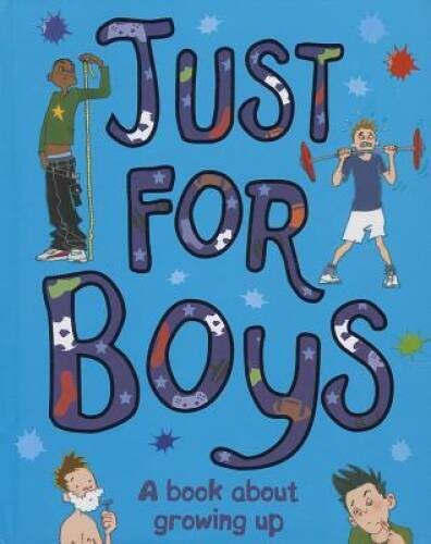 Just For Boys Growing Up Hardcover Spiral Book in Good Condition