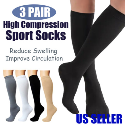 #ad #ad Professional Marathon Running Pressure Socks Fitness Exercise Compression Socks $16.98