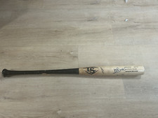 Miguel Bleis Game Used Worn Auto Signed Broken Bat Red Sox