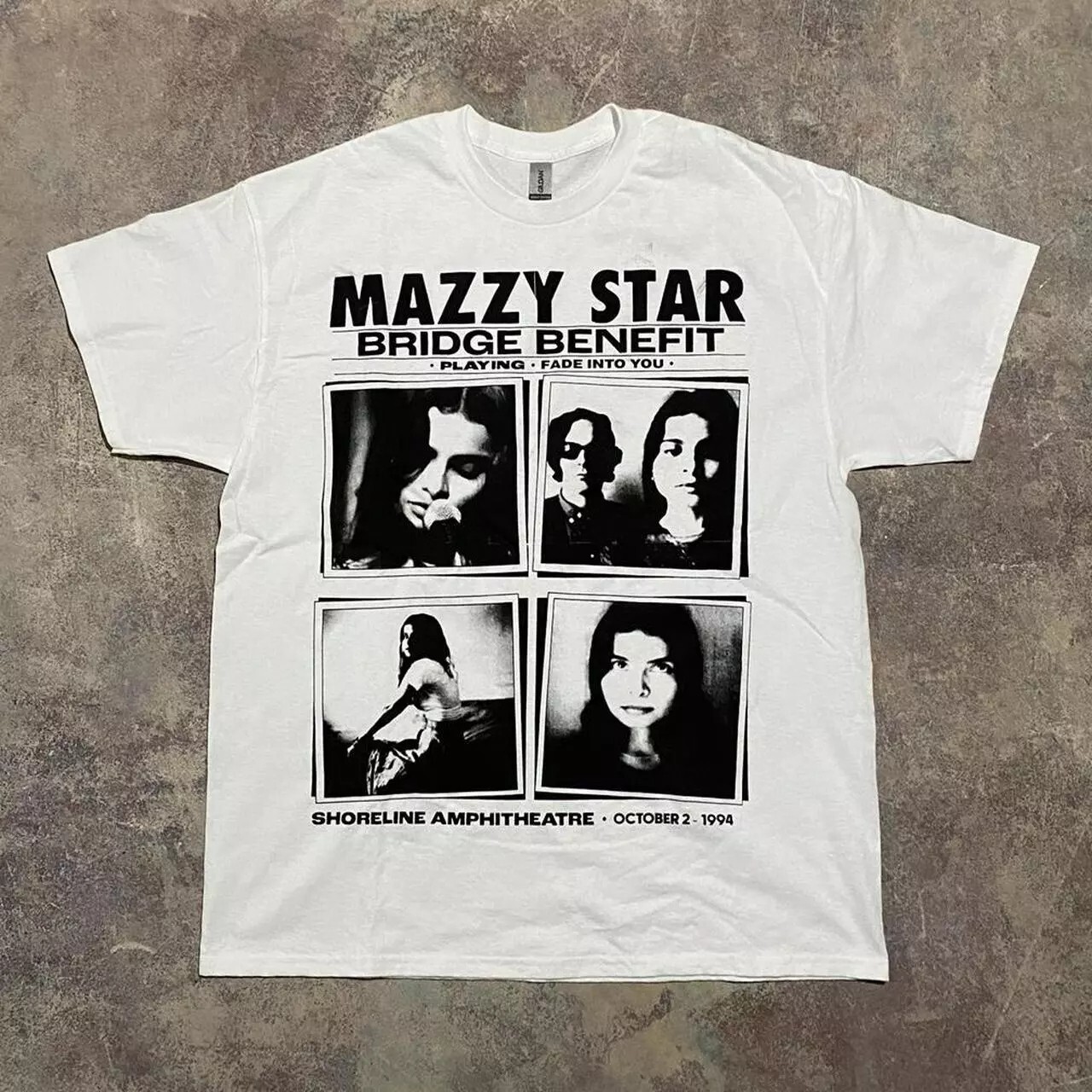 Mazzy Star Fade Into You White Short Sleeve Cotton T-shirt Unisex S-5XL
