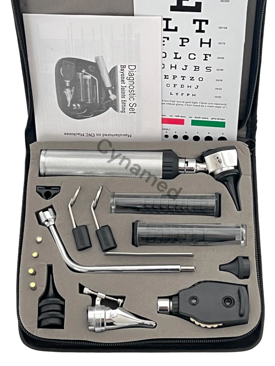 Kit Profesional Organos Sentidos Oftalmoscopio Otoscopio | Cuotas Sin