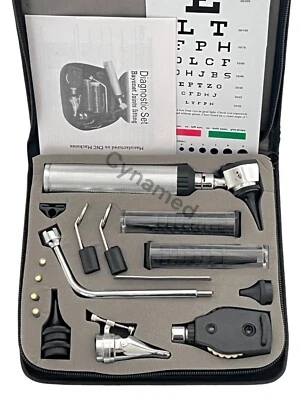 Cynamed usa Diagnostics Professional Physician ENT Kit - Otoscope Ophthalmoscope