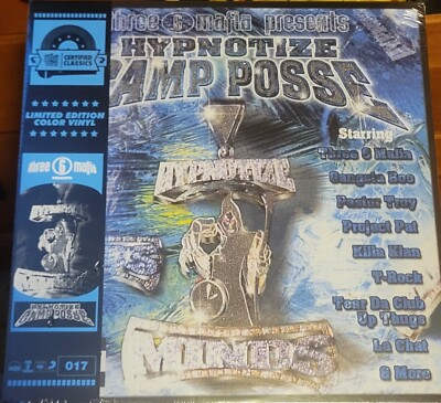 Rare #429 Of 1000 Numbered Hypnotize Camp Posse Vinyl 3-6 Mafia 