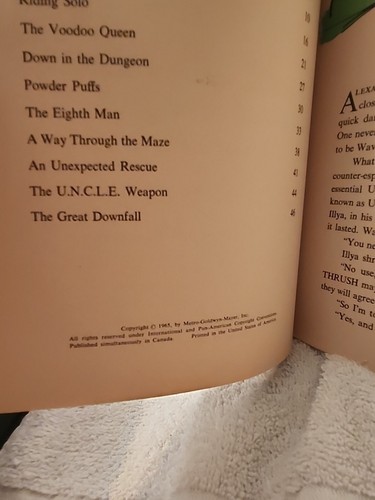 THE MAN FROM U.N.C.L.E.: THE COIN OF EL DIABLO AFFAIR Wonder Books Softcover - Imagen 4 de 4