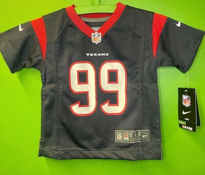 NFL Houston Texans JJ Watt #99 Spiel Trikot Neu mit Etikett Kleinkind 2T