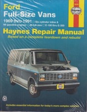 Printed Book 1969-1991 Ford E100 E150 E200 E250 E350 Repair Service Manual 0298