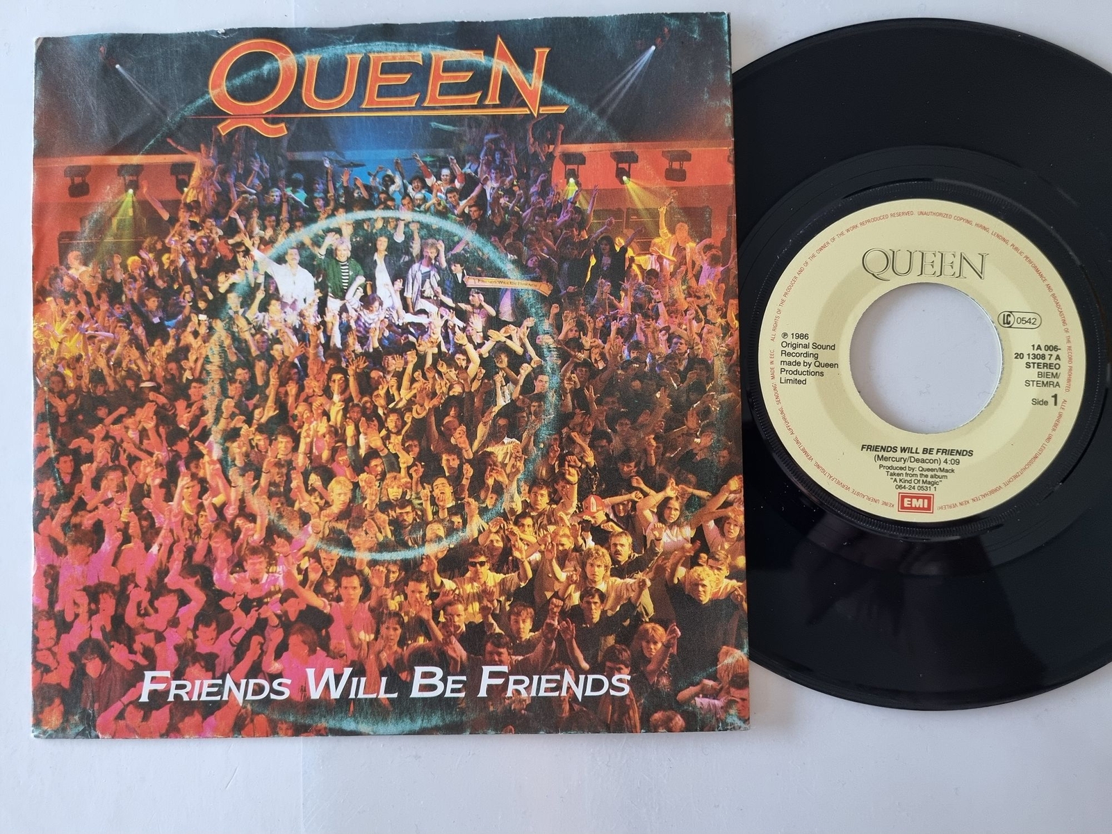 Queen/ Freddie Mercury - Friends Will Be Friends/ Seven Seas Of Rhye 7'' Vinyl