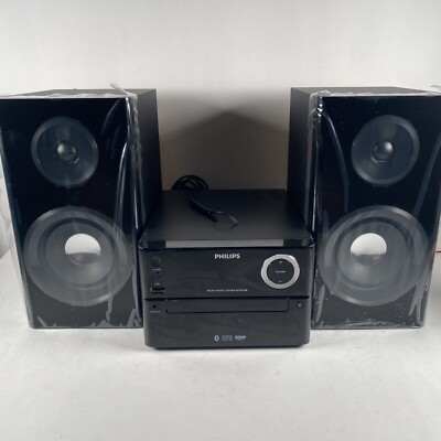 Philips Model BTM2180/37 USB/Bluetooth/CD Player Micro Stereo System w/ Speakers