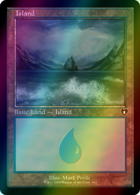 Island RETRO FOIL 442, Commander Masters, MTG CMM NM/M | eBay