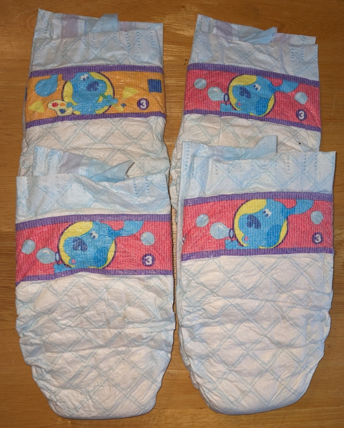 Vintage Luvs Blues Clues Diapers Size 3 Grelly USA