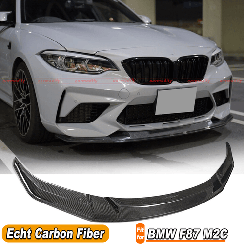 Per BMW Coupè F87 M2 Competition 2018-2020 Labbro Anteriore Carbonio Spoiler Anteriore Labbro - Foto 1 di 12