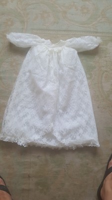 Vintage Taufkleid weiß
