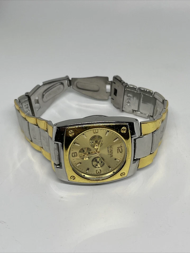 Reloj Hombre Vintage Rosra Dos Tonos Foto 4 de 4