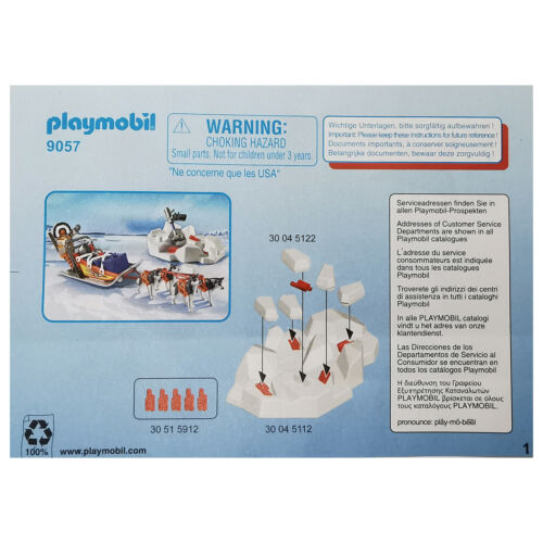 Playmobil 9057 Schlittenhunde Ersatzteile | Husky, Gewehr, Polar, Eisberg etc. - Bild 19 von 44
