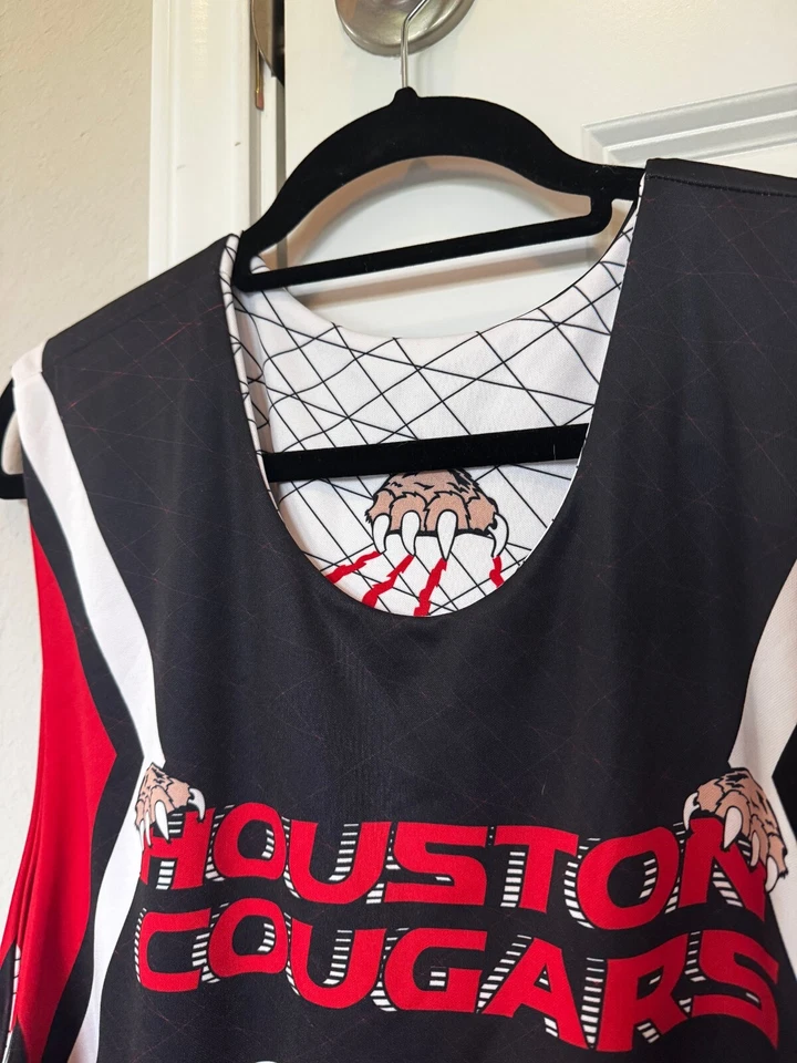 Camiseta de lacrosse de Houston Cougars diseño fresco reversible Foto 4 de 4