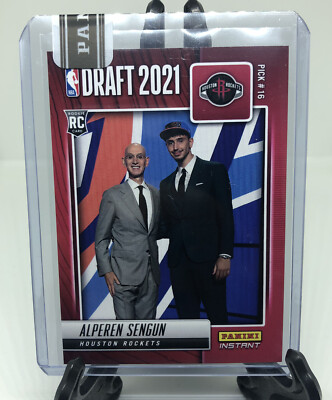 Alperen Sengun 2021-22 Panini NBA Draft Night Rookie RC Red 08/25 Future Star