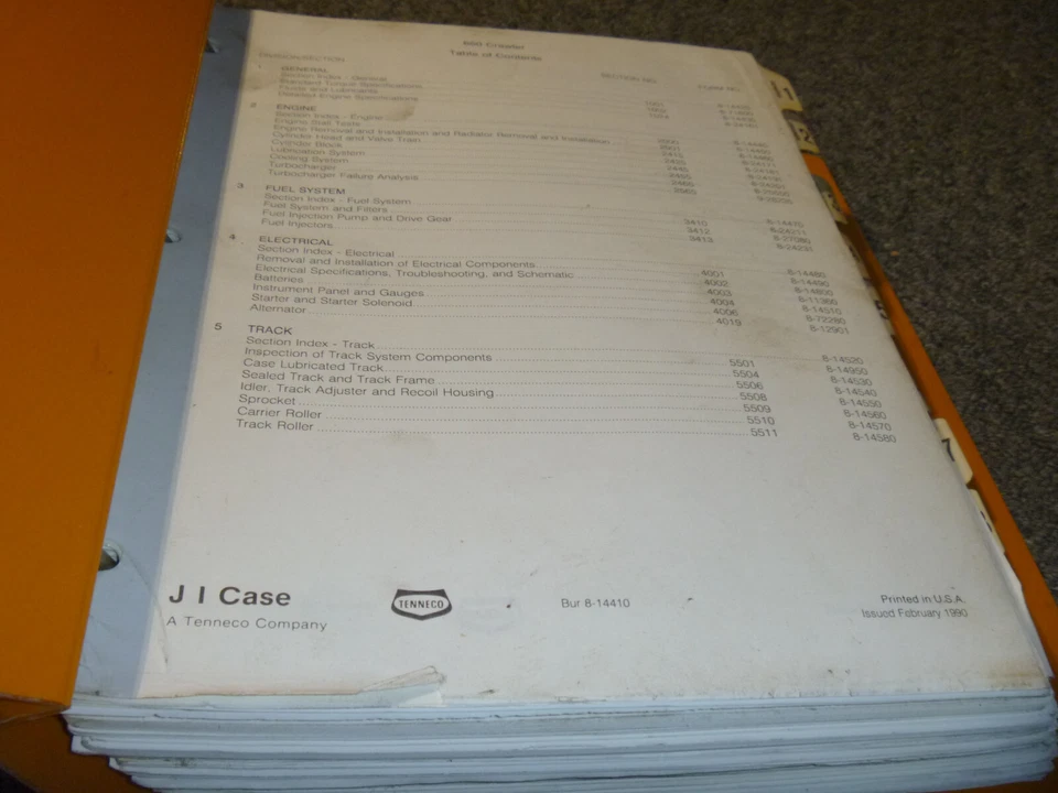 J I Case 650 Crawler Dozer Shop Service Repair Manual xz - Image 2 of 2