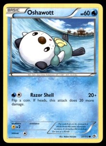 2013 Black & White - Legendary Treasures Oshawott #37