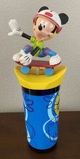 Disney Mickey Mouse Articulated Tumbler Moving Mickey Without Straw 12oz Used