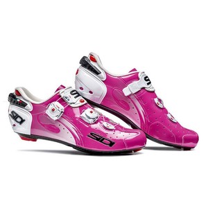 pink sidi cycling shoes