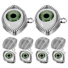 10 Pcs Evil Eye Charms for Crafting Bracelet Pendant Accessories