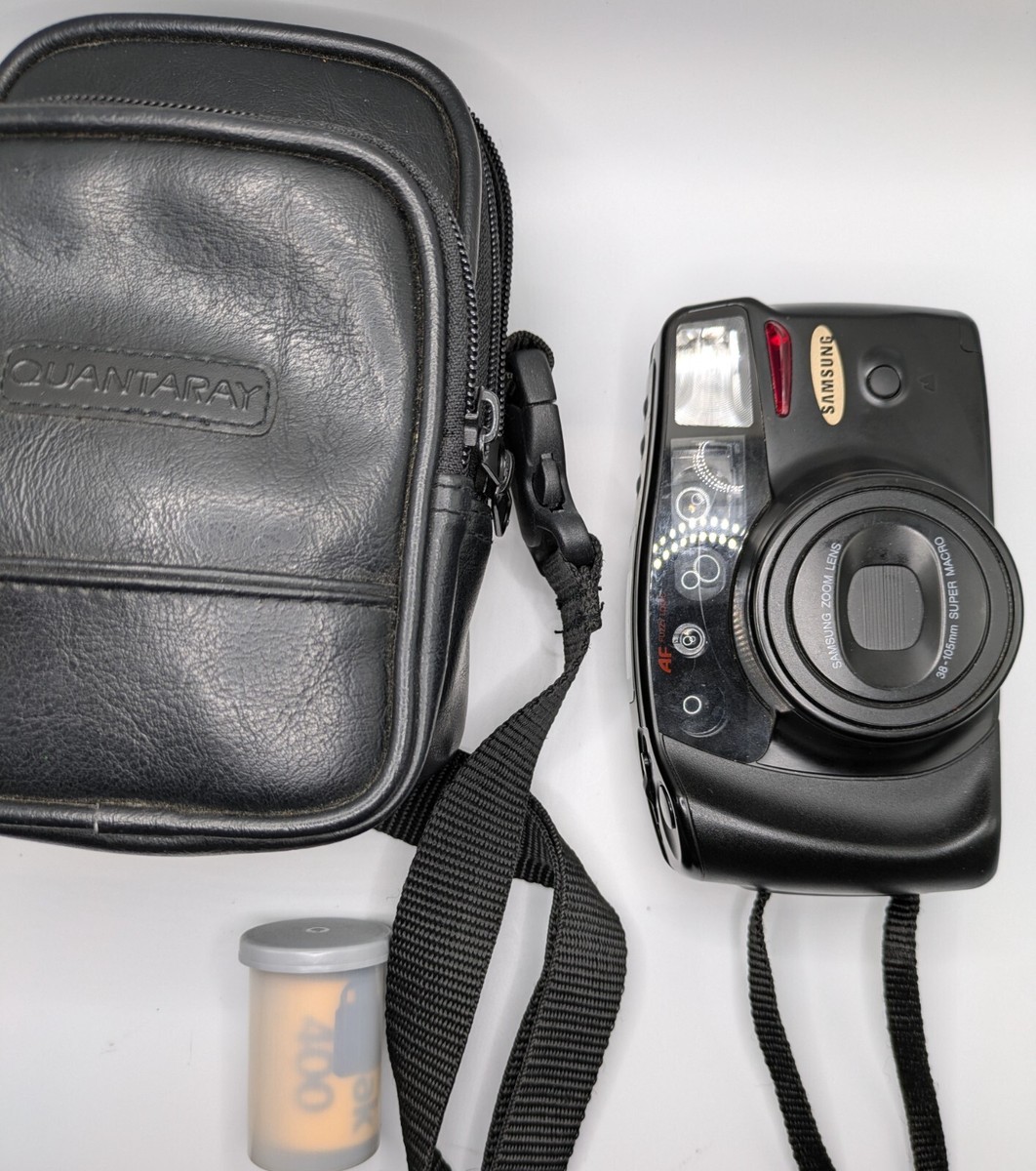 Samsung Maxima Zoom 105 Camera 38-105mm Super Macro 35mm Film