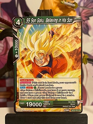 Dragon Ball Super CG SS Son Goku Believing His Son BT21-077 Wild Resurgence  Rare | eBay