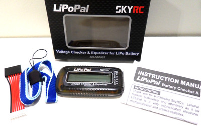 SkyRC LiPoPal LiPo Akku Zelle Spannungsprüfer & Balancer 2-6s JST-XH