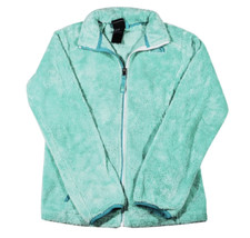 The North Face Winter Snow Jacket Zip Green Fleece Size Youth Large