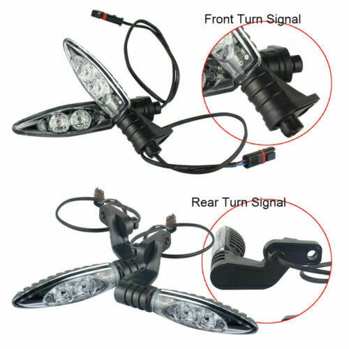 4x Feux Clignotants Avant Arrière Indicateur LED pour BMW R1200GS S1000RR F800GS - Photo 1/4