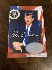 President John F. Kennedy hair strand JFK lock of hair relic mini museum Jack