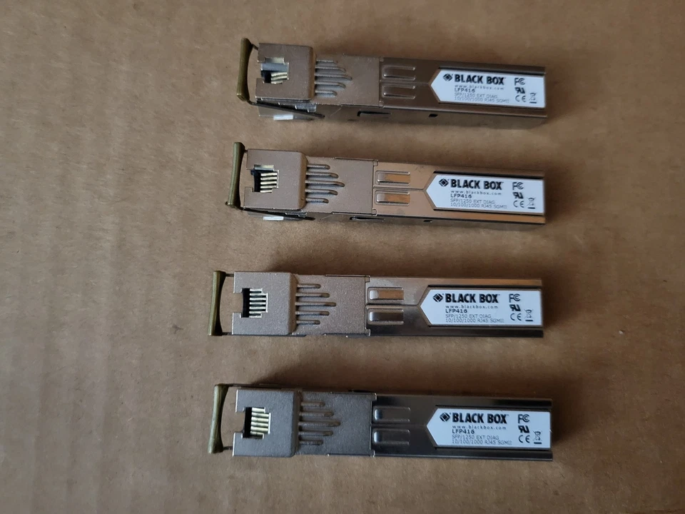 BLACK BOX SFP (MINI-GBIC) MODULE - FOR DATA NETWORKING - 1 X RJ-45 B3-1(5) - Image 2 of 4