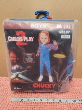 Rubies Childs Play 2 "Chucky" Halloween Costume Boys Sz M 8 NEW