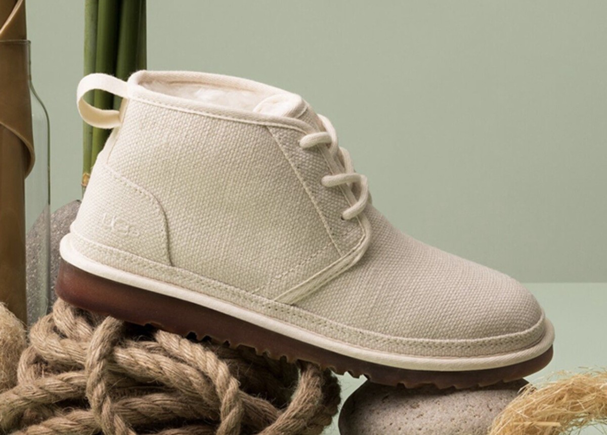 UGG MEN’S NEUMEL NATURAL LACE-UP CHUKKA BOOTS 1117613 SIZE 11, LEAF/ AUTHENTIC UGG Neumel Natural Boots Ankle Chukka Lace Up Shoes Men main image 3