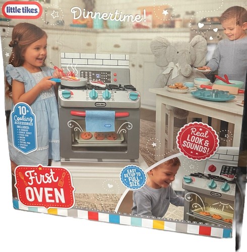 First Oven, Pretend Play Appliance with Kitchin Accessories & Realistic Cooking - Picture 2 of 3
