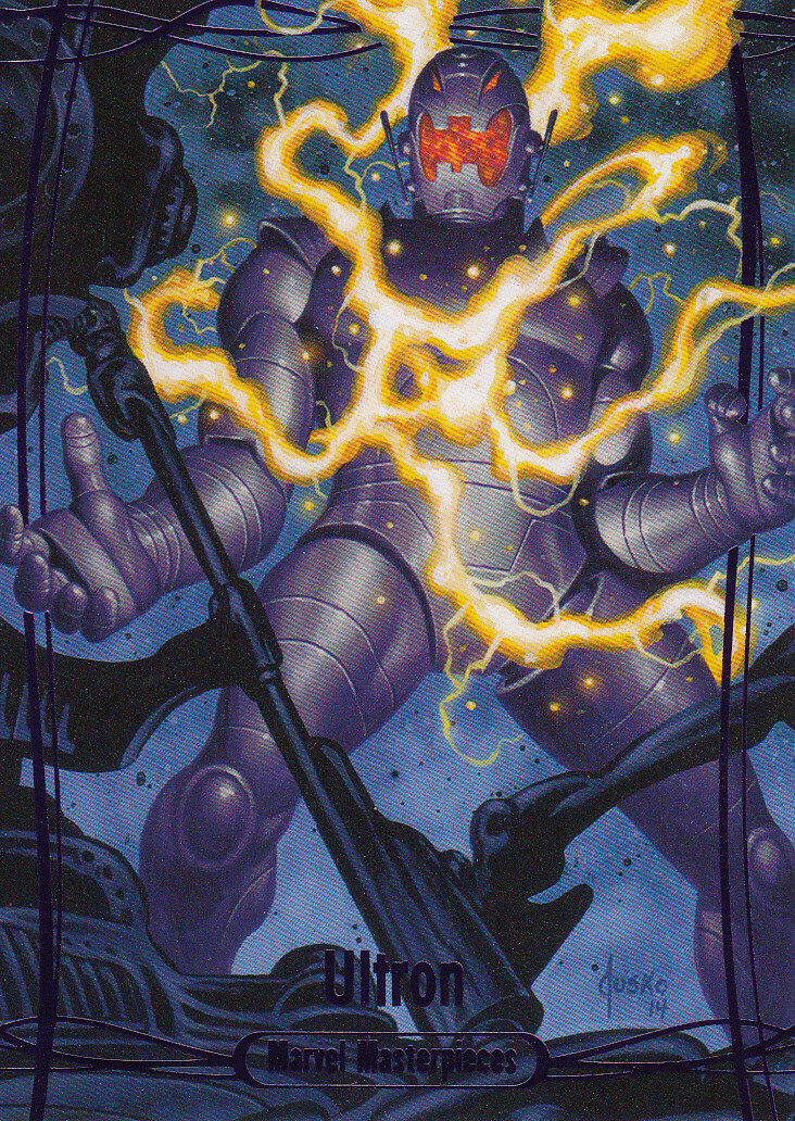 2016 Marvel Masterpieces PURPLE #67 ULTRON 42/199 Single Tier 3 NM/M😍😍*