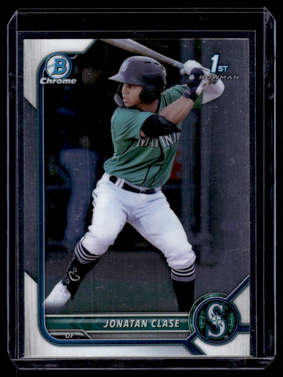 2022 Bowman Sapphire Edition Jonatan Clase Seattle Mariners #BCP-118