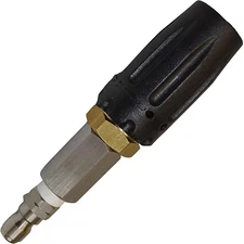 DS Twist Nozzle - Adjustable Downstream Soft Wash Nozzle. 0-60 Degree Spray Patt