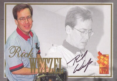 PRESSEAUSWEIS 1996 VIP RICK WETZEL AUTOGRAMMKARTE