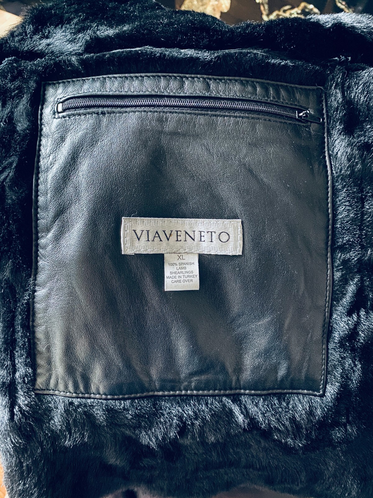 Men's Black Spanish Lamb Shearlings Leather Coat Size XL eBay