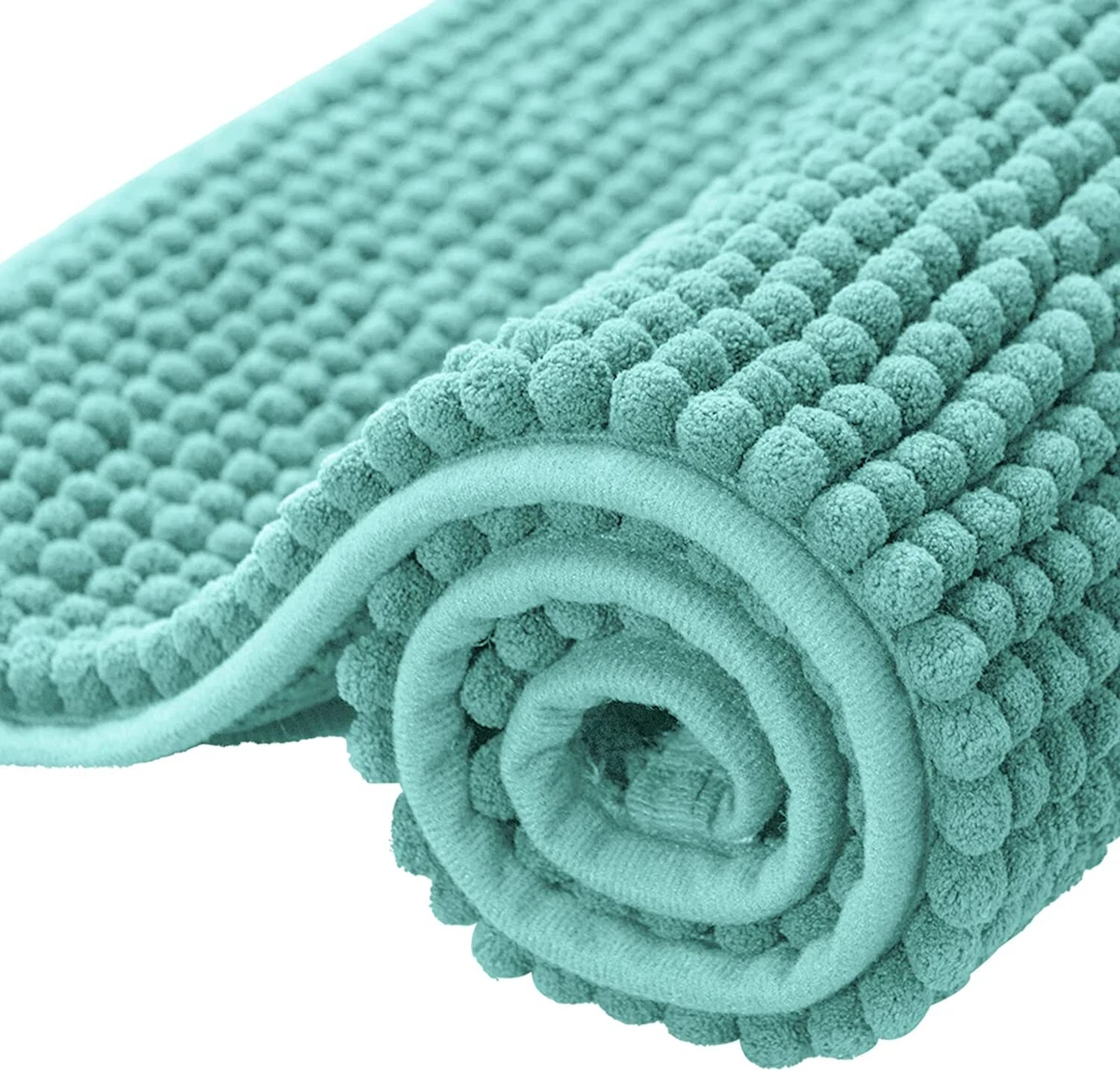 2 Piece Bathroom Rugs Bath Mat Set - Soft Plush Chenille Shower Mats F