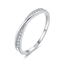 Optional European 925 Sterling Silver Ring Love Pave AAA CZ For Women Jewelry