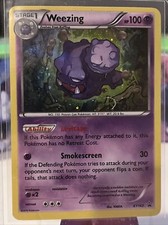 Pokémon TCG Weezing XY Black Star Promos XY163 Promo Cosmos Holo Rare MP